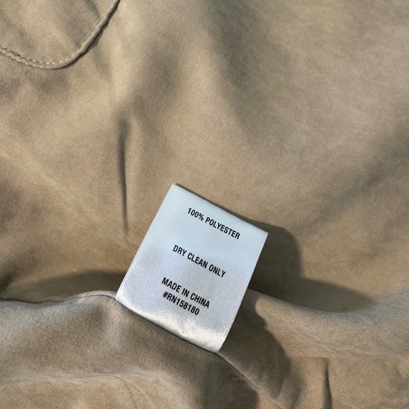 Honor‎ the Gift Crop Ribbed Fleece Zip Jacket Small Tan Cream - Picture 12 of 13